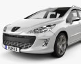 Peugeot 308 SW 2011 3D模型
