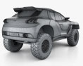 Peugeot 2008 DKR 인테리어 가 있는 2015 3D 모델 