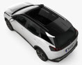 Peugeot 3008 GT Line 2019 3D-Modell Draufsicht