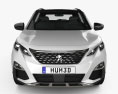 Peugeot 3008 GT Line 2019 3Dモデル front view