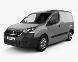 Peugeot Partner Van 2018 3D 모델 