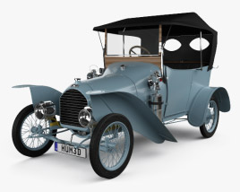 3D model of Peugeot Type BP1 Bebe 1913