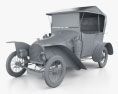 Peugeot Type BP1 Bebe 1913 3d model clay render