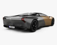 Peugeot Onyx 2012 3D 모델  back view