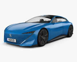 3D model of Peugeot Instinct 2018