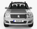 Peugeot Pick Up 4x4 2020 3Dモデル front view