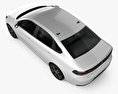 Peugeot 308 轿车 2020 3D模型 顶视图