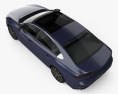 Peugeot 508 liftback 2021 3d model top view