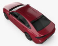 Peugeot 508 liftback GT 2021 3D-Modell Draufsicht