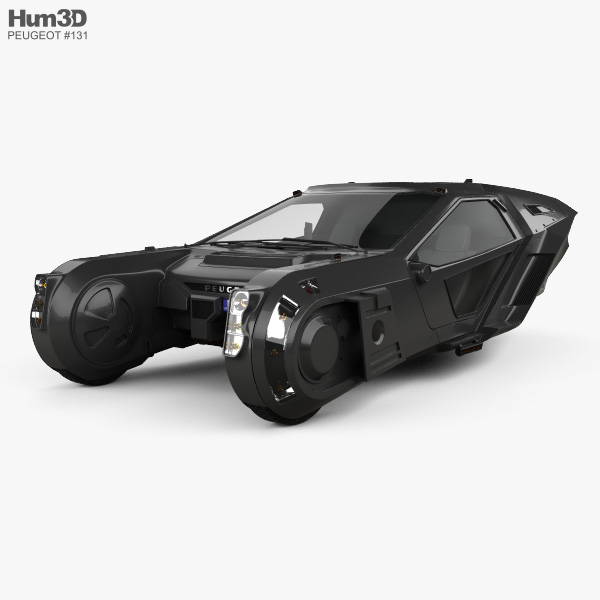 Peugeot Blade Runner 2049 Spinner 2018 3D model