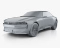 Peugeot e-Legend 2019 Modello 3D clay render