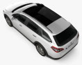 Peugeot 508 RXH з детальним інтер'єром 2017 3D модель top view