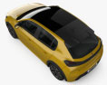 Peugeot 208 GT-Line 2021 Modelo 3D vista superior