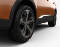 Peugeot 3008 з детальним інтер'єром 2019 3D модель