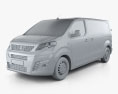 Peugeot Expert Furgoneta L2 2019 Modello 3D clay render