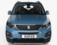 Peugeot Rifter with HQ interior 2021 3d model front view
