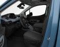 Peugeot Rifter з детальним інтер'єром 2021 3D модель seats