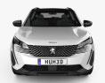 Peugeot 3008 hybrid4 2023 3Dモデル front view