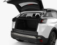 Peugeot 3008 hybrid4 з детальним інтер'єром 2023 3D модель