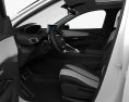 Peugeot 3008 hybrid4 з детальним інтер'єром 2023 3D модель seats