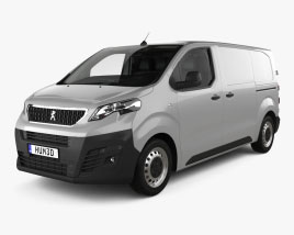 Peugeot Expert Panel Van L2 with HQ interior 2019 3D model