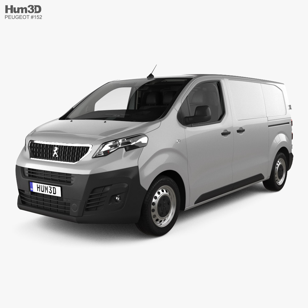 Peugeot Expert Panel Van L2 with HQ interior 2019 3D model