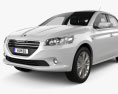 Peugeot 301 with HQ interior 2016 3D 모델 