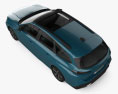 Peugeot 308 SW GT 2024 3D-Modell Draufsicht