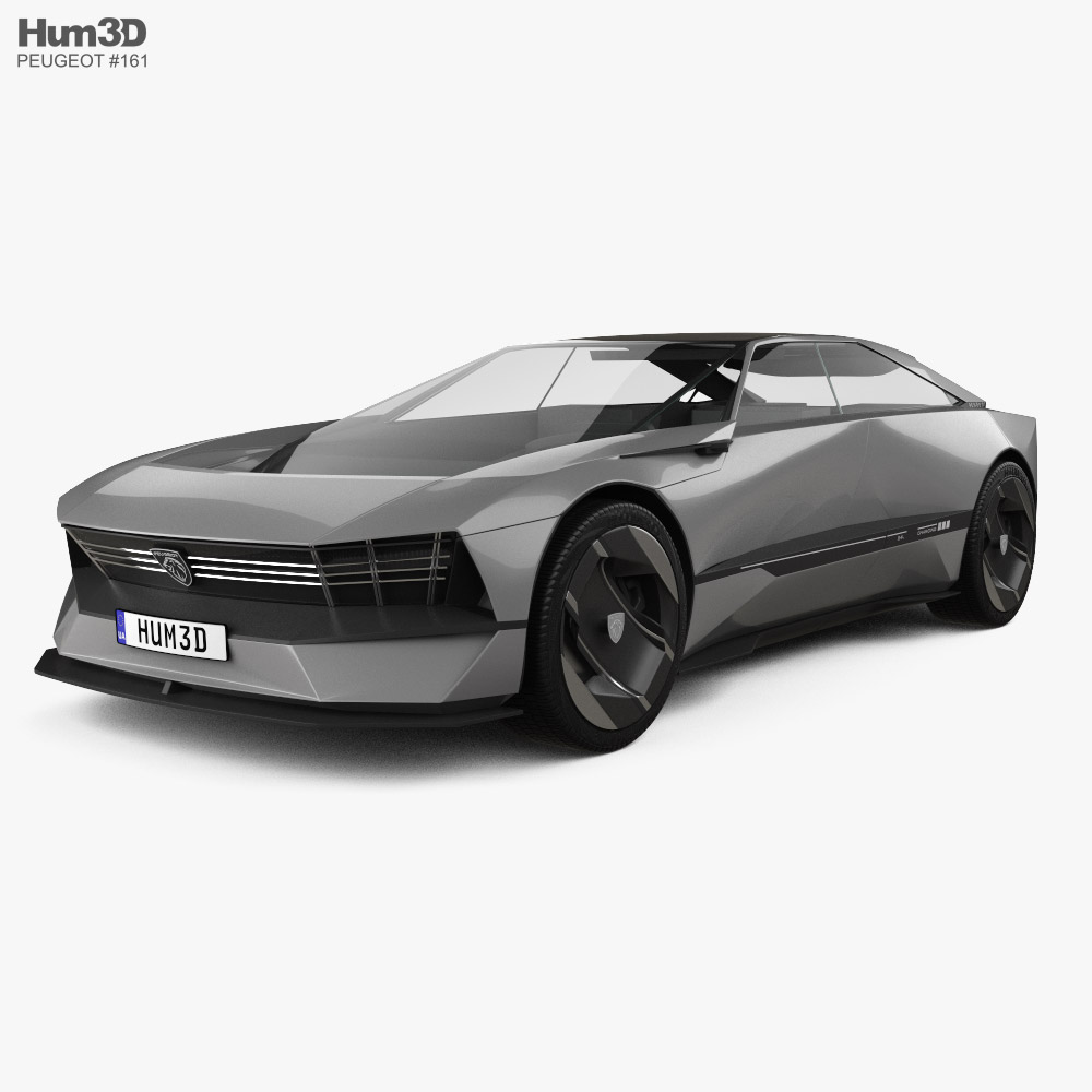 Peugeot Inception 2024 3D模型