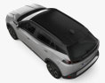 Peugeot e-2008 GT 2024 3D-Modell Draufsicht