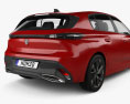 Peugeot 308 Allure 2024 3D 모델 