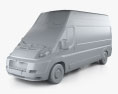 Peugeot Boxer Panel Van L3H3 2009 3D модель clay render