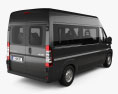 Peugeot Boxer Passenger Van L2H2 2009 3D模型 后视图