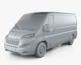 Peugeot Boxer Panel Van L2H1 2017 3D модель clay render