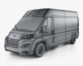 Peugeot Boxer Panel Van L3H2 2017 3D модель wire render