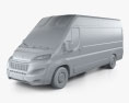 Peugeot Boxer Panel Van L4H2 2017 3D модель clay render