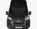 Peugeot Boxer 厢式货车 L4H3 2017 3D模型 正面图