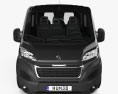 Peugeot Boxer Carrinha de Passageiros L1H1 2017 Modelo 3d vista de frente