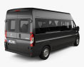 Peugeot Boxer Passenger Van L3H2 2017 3D模型 后视图