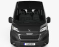 Peugeot Boxer Passenger Van L4H2 2017 3D模型 正面图
