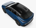 Peugeot 3008 e 2024 3Dモデル top view