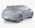 Peugeot e-208 GT-line 2023 3Dモデル