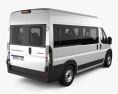 Peugeot Boxer Passenger Van L2H2 2024 3D模型 后视图