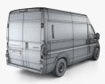 Peugeot Boxer Passenger Van L2H2 2024 3D модель