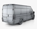 Peugeot Boxer Passenger Van L4H2 2024 3d model