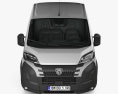 Peugeot e-Boxer Panel Van L3H2 2024 3D-Modell Vorderansicht