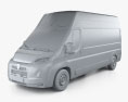 Peugeot e-Boxer Panel Van L3H3 2024 3d model clay render