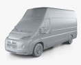 Peugeot e-Boxer Panel Van L4H3 2024 3D-Modell clay render
