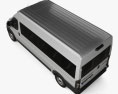 Peugeot e-Boxer Passenger Van L3H2 2024 3D模型 顶视图