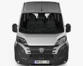 Peugeot e-Boxer Passenger Van L3H2 2024 Modelo 3D vista frontal